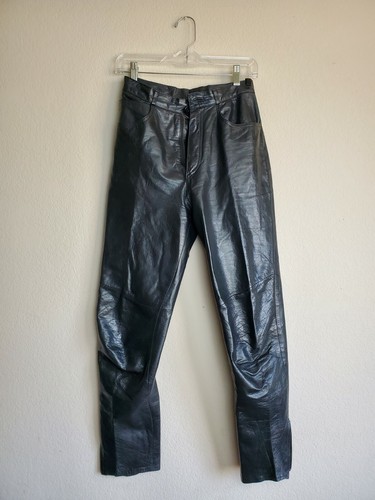 Vintage Wilson Leather Pants Black Size 