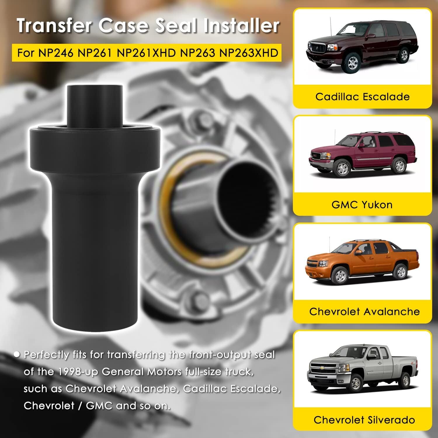 Adapt-A-Case Front Output Seal Driver Install Tool For GM NP246/261/263 TM109RAC