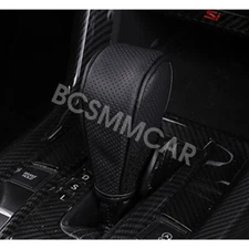 PU Leather Car Gear Shift Knob Cover Shifter Stick Protector breathable Cover