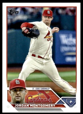 2023 Topps Advanced Stats 32 Jordan Montgomery #/300 Cardinals card variation