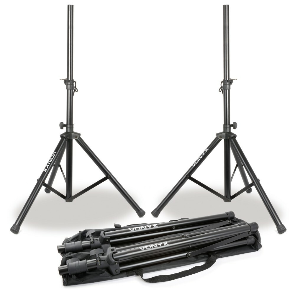Vonyx Lautsprecherständer Ls01k Höhenverstellbar Set Stabil Mit Tragetasche - Image 4