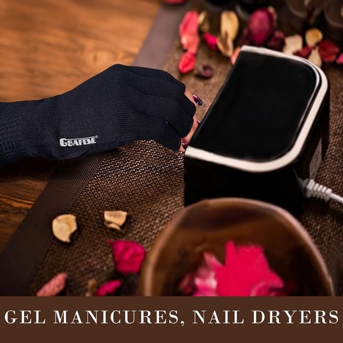 Cotton Gloves Eczema - Fingerless Touchscreen Moisturizing Gloves for Dry Hand S - Afbeelding 7 van 8