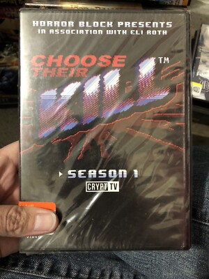 Choose Their Kill Dvd NEW Season 1 Crypt Tv Eli Roth NEW