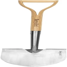 Shovels for Digging, 43’’ round Spade Heavy Duty Shovel with Wooden D Handle Sta