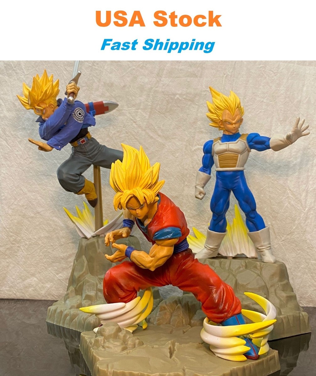Dragon Ball Z Goku Vegeta Trunks Anime Action Figure Collection