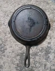 Vintage Lodge Cast Iron Skillet 5 SK Made In USA D 2 -  3 Notch Heat Ring 8 1/4"