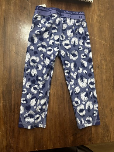 Lot Of 3 Under Armour Crop Leggings Girls Sz Youth Small Capris - Picture 2 of 9