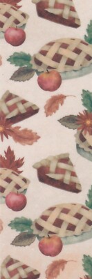 Want Some Apple Pie? decorative paper,   laminated bookmark