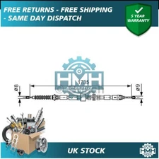 Fits Ford Mondeo 2000-2007 + Other Models HMH Rear Centre Hand Brake Cable