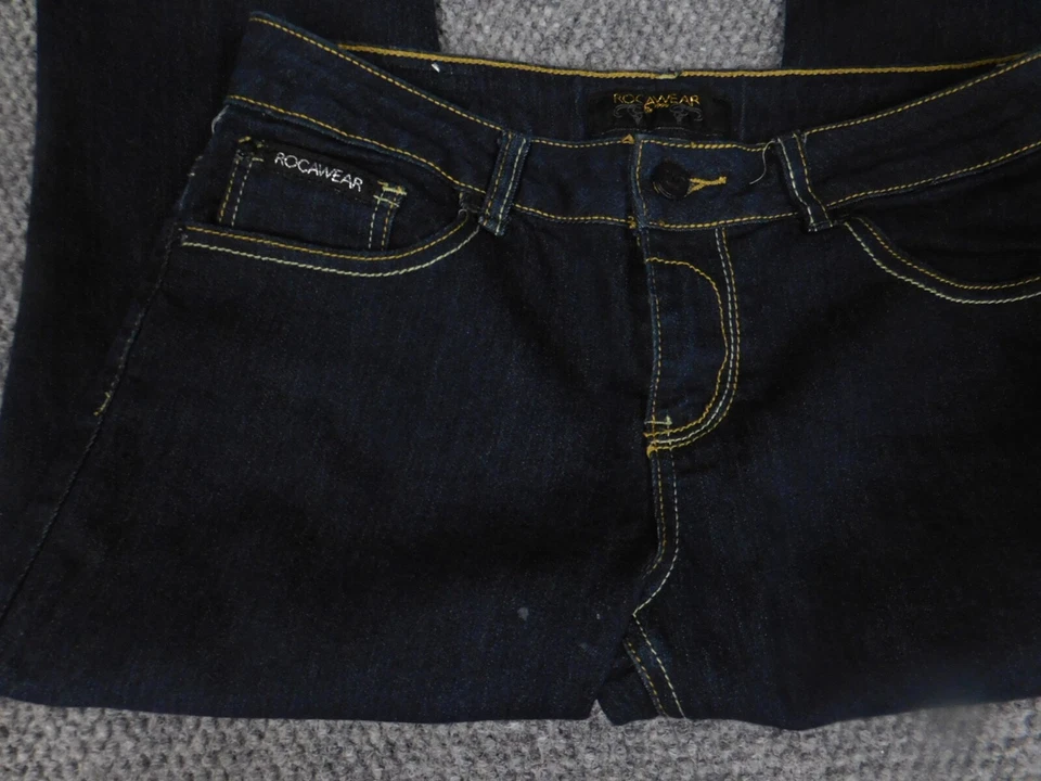 Jeans para mujer Rocawear 30 azul Capri Denim y2k retro Foto 2 de 4