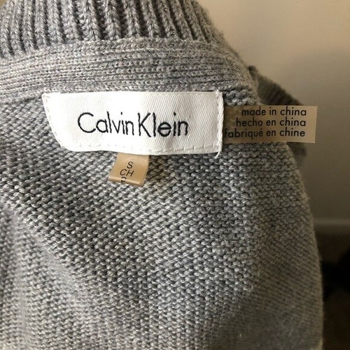 Calvin Klein Pullover gestreift Wollmischung S - Bild 6 von 7