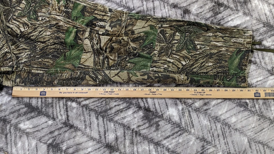 Vintage Realtree Cargo Camo Pants Mens XXL Hunting Military Combat Double Knee - Image 4 of 4