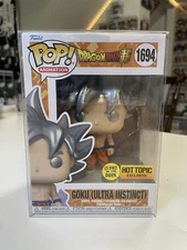 Funko Pop! Animation: Goku Ultra Instinct Glow In Dark HT Exclusive w/ Protector