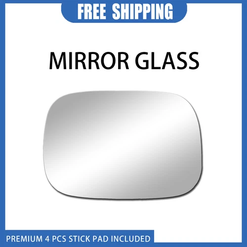 Mirror Glass Left Side For 2005-2010 Toyota Avalon Replace Adhesive Flat #4086