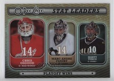 2008-09 O-Pee-Chee Stat Leaders Chris Osgood Marc-Andre Fleury Marty Turco t3w