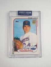 Nolan Ryan Game Used Swatch Jersey Fusion Sealed Texas Rangers 🔥