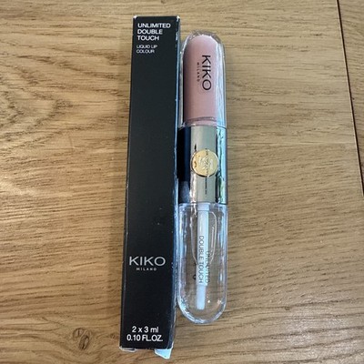 Kiko Milano Unlimited Double Touch Liquid Lipstick  102 Satin Rose, .10 oz NIB