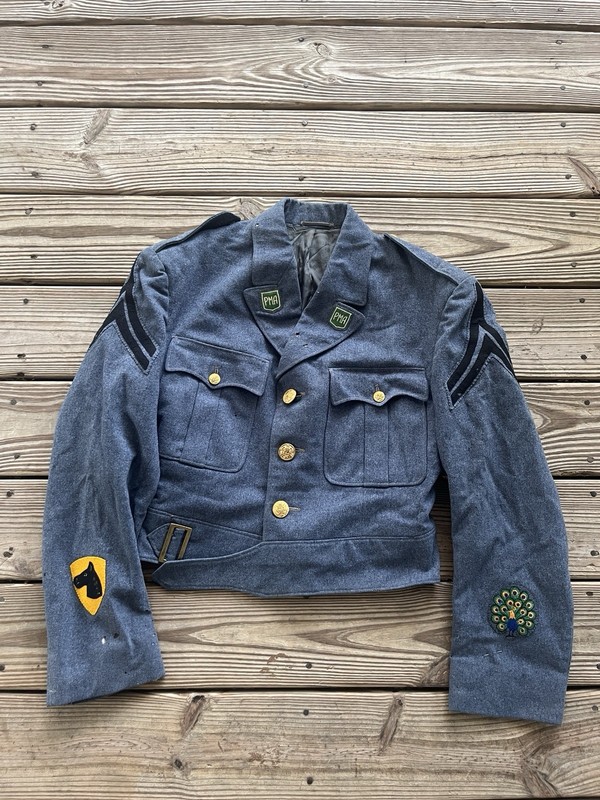 Vintage Peacock Military Academy PMA Cadet Uniform Lot Jacket 2 Pants Frank Bros