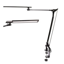 LED Desk Lamp, Architect Task Lamp, 12W Eye-Caring Metal Swing Arm Dimmable D