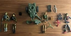 ARAH GI JOE LOT OF FIGURES AND 1 VEHICLE- VERY PLAYED WITH-READ