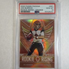 2020 Panini Phoenix - Rookie Rising Joe Burrow #RR-1 Orange /99 (RC)