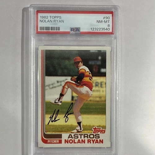 1982 Topps Nolan Ryan #90 PSA 8 Houston Astros Baseball Card