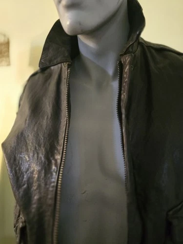 SCHOTT NYC LEATHER NEW  Vintaged JACKET RARE  Brown  w/tags Stunning sz Large  image 8