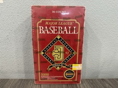 1992 Donruss Baseball Series 2 Sealed Box Find The Cal Ripken Auto