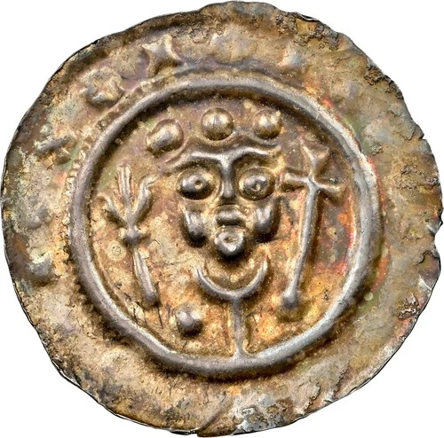 German States  Kempten Heinrich II / III Bracteate (1197-1224) NGC MS 62 TOP POP