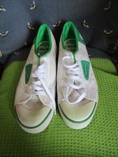 Vintage Dunlop Green Flash Pumps/Trainers Size 9 New with defect.