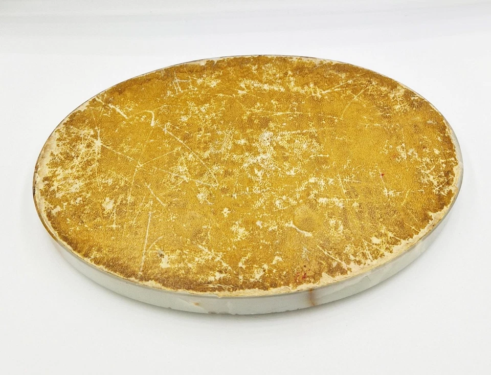 CENICERO DE ESCRITORIO ART DECO ROYAL AIR FORCE MONTADO EN CRESTA GRANDE DE ÓNIX c1940 Foto 3 de 4