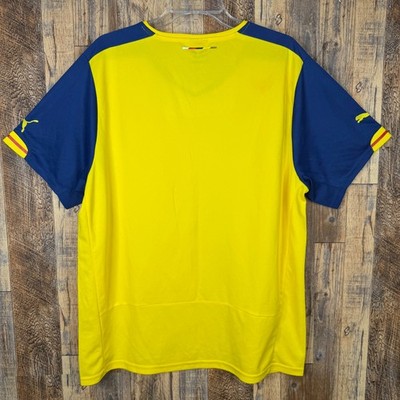 アーセナル PUMA シャツ イエロー/ブルー　メンズＳサイズ Arsenal FC 2014-15 Away Soccer Football Jersey Puma 746449 Men's