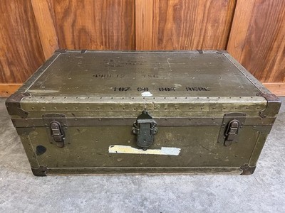 ビンテージ　米軍 US ARMY 希少 フットロッカ－ トランクBOX ビンテージ 米軍 US ARMY 希少 フットロッカ－ トランクBOX ビンテージ