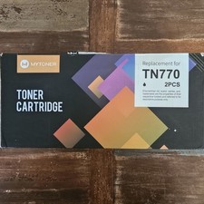 TN760 2Pack Toner Cartridge For Brother MFC-L2710DW HL-L2395DW DCP-L2550DW Toner