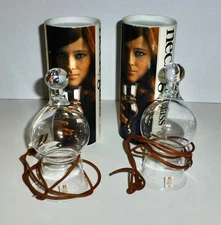 SET of 2 Vintage Holmegaard Neck Glasses In Original Boxes Unused 1970s Bar Wine