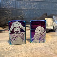Joker & Harley Quinn | Suicide Squad | Flip Top Lighters Set Of 2.