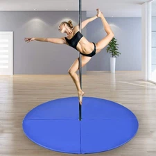 Pole Dance Mat Foldable Yoga Exercise Safety Dancing Cushion Steel Pipe Crash Ma
