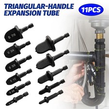 11x Swaging Tool Drill Bit Set Air Conditioner Copper Pipe Flaring Tube Expander
