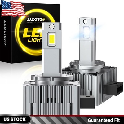 2X D3S/D3R/D3C LED Light Bulbs 6000K White High & Low Beam Xenon HID Replacment