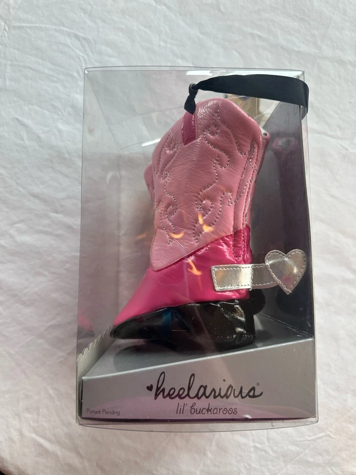 NUEVO CON ETIQUETAS Rosa Bebé Niña Vaquera Western Botines Araña Forro Satinado Talla 0-6 meses Foto 2 de 4