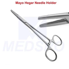 Dental Mayo Hegar Needle Holder Surgical Suture Forceps Veterinary Instruments