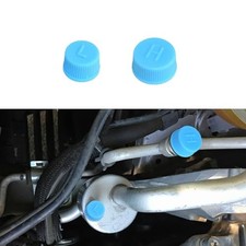Replacement Valve Caps for Car Air Conditioning, Leakproof R134a AC System 2PCS