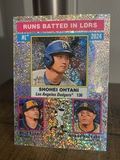2025 Topps Heritage Chrome Sparkle #195 RBI Leaders SHOHEI OHTANI Adames Machado
