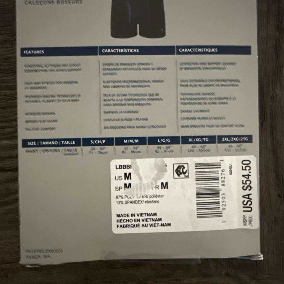 Polo Ralph Lauren 3-Pack 4D-Flex Cool Boxer Briefs Black/Orange/Green Medium - Image 3 of 3