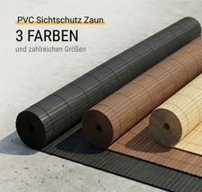 PVC Sichtschutzmatte Sichtschutzzaun Sichtschutz Windschutz Zaun  Garten Balkon