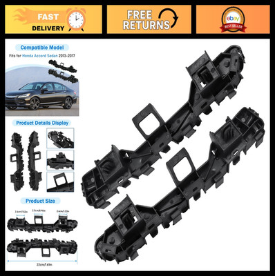 Front Bumper Bracket Set for Honda Accord Sedan 2013-2017 - Left & Right Replace
