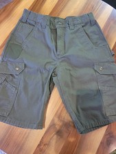 Carhartt Relaxed Fit Ripstop Cargo Work Shorts Olive Green Size 32