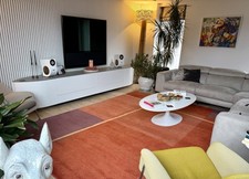 Fabulous very large, & HEAVY, hand- knotted Rug ! Gorgeous vibrant colours !