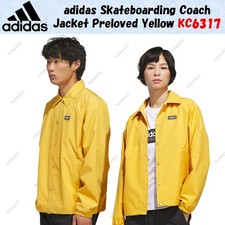 adidas Skateboarding Coach Jacket Preloved Yellow KC6317 Japan Size