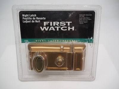 First Watch MCM Interlocking Deadbolt Brass Tone NOS 1105
